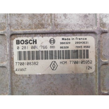Recambio de centralita motor uce para renault laguna (b56) 1.9 dti rxe referencia OEM IAM 7700108382 7700105952 0281001766