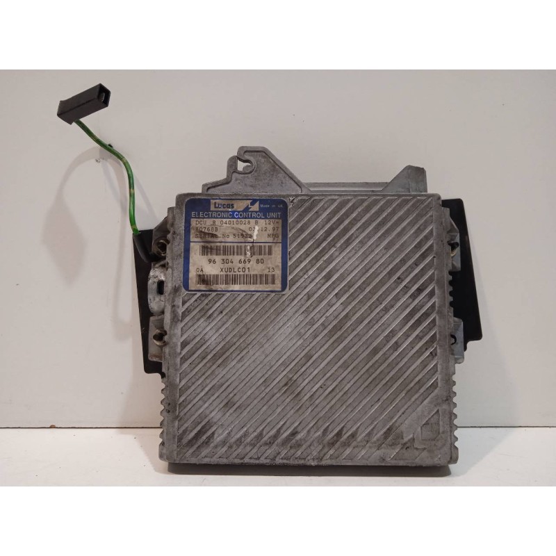 Recambio de centralita motor uce para peugeot 406 berlina (s1/s2) stdt referencia OEM IAM 9630466980  