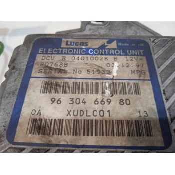 Recambio de centralita motor uce para peugeot 406 berlina (s1/s2) stdt referencia OEM IAM 9630466980  