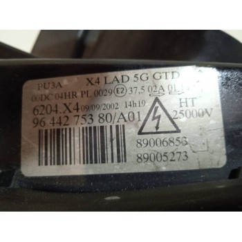 Recambio de faro izquierdo para citroën c5 berlina 2.2 hdi exclusive automático referencia OEM IAM 9644275380  