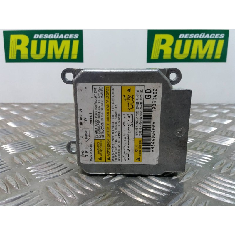 Recambio de centralita airbag para daewoo kalos 1.4 sr referencia OEM IAM 96406170 7088816 