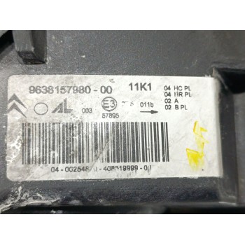 Recambio de faro izquierdo para citroën xsara berlina 2.0 hdi 66kw premier referencia OEM IAM 9638157980  