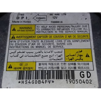 Recambio de centralita airbag para daewoo kalos 1.4 sr referencia OEM IAM 96406170 7088816 