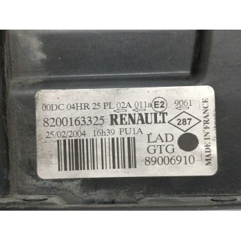 Recambio de faro izquierdo para renault laguna ii (bg0) authentique referencia OEM IAM 8200163325  