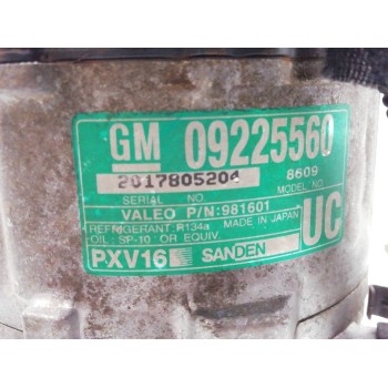 Recambio de compresor aire acondicionado para opel vectra c berlina comfort referencia OEM IAM 09225560  