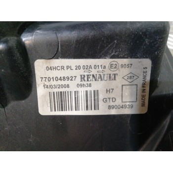 Recambio de faro izquierdo para renault laguna ii (bg0) authentique referencia OEM IAM 7701048927 89004939 