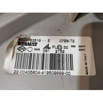 Recambio de faro izquierdo para renault mascott fg 120. 35/55/65 cabina individual referencia OEM IAM 8200163516  