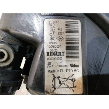 Recambio de faro derecho para renault espace iv (jk0) authentique referencia OEM IAM 8200394707 89900858 89034934