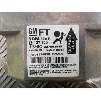 Recambio de centralita airbag para opel astra h ber. cosmo referencia OEM IAM 13137905 401409A5 
