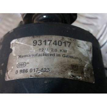 Recambio de motor arranque para opel astra g berlina edition referencia OEM IAM 93174017  