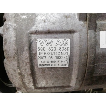 Recambio de compresor aire acondicionado para seat ibiza (6l1) cool referencia OEM IAM 6Q0820808D 4471908894 