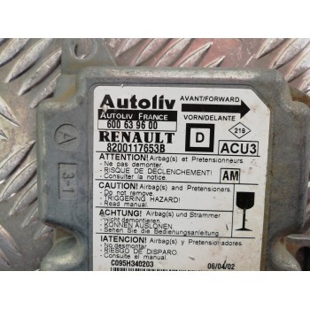 Recambio de centralita airbag para renault megane i fase 2 berlina (ba0) 1.4 e referencia OEM IAM 8200117653B 600639600 