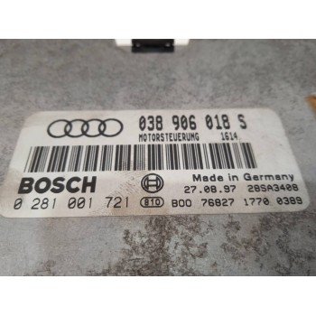 Recambio de centralita motor uce para audi a4 berlina (b5) 1.9 tdi referencia OEM IAM 038906018S  