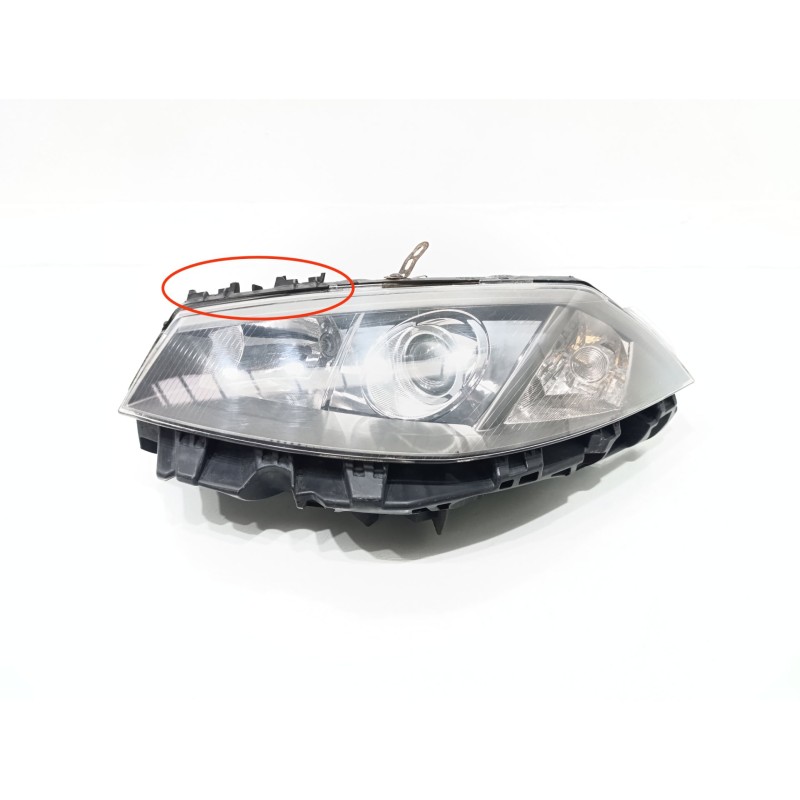 Recambio de faro izquierdo para renault megane ii berlina 5p dynamique referencia OEM IAM 8200567457J  