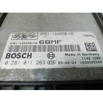 Recambio de centralita motor uce para ford focus berlina (cap) ambiente (d) referencia OEM IAM 0281011263 4M5112A650NE 1039S0934