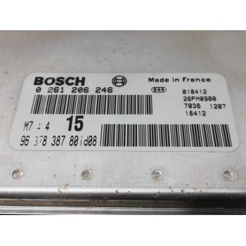 Recambio de centralita motor uce para citroën saxo 1.1 sx referencia OEM IAM 9637838780  