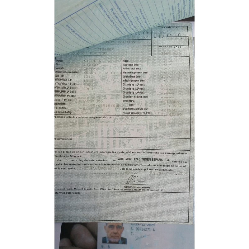CITROËN XSARA PICASSO