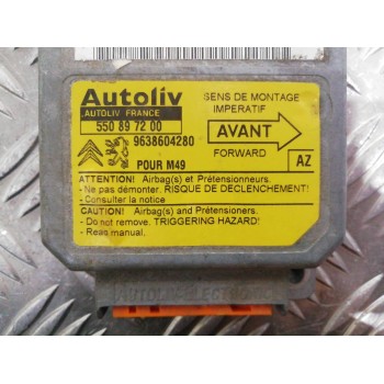 Recambio de centralita airbag para citroën berlingo 1.1 x familiar referencia OEM IAM 9638604280 550897200 
