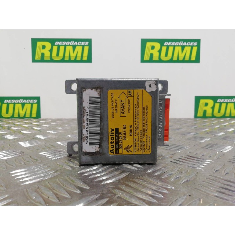 Recambio de centralita airbag para citroën xsara berlina 1.4 satisfaction referencia OEM IAM 9633621380 550535300 
