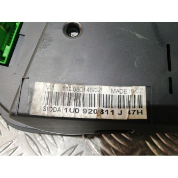 Recambio de cuadro instrumentos para skoda octavia berlina (1u2) tour referencia OEM IAM 1U0920811J 110080146 