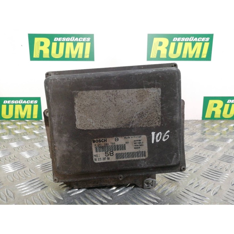 Recambio de centralita motor uce para peugeot 106 (s1) cocktail referencia OEM IAM 9631528780 0261204788 