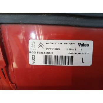 Recambio de piloto trasero izquierdo para citroën xsara picasso 2.0 hdi referencia OEM IAM 9631564080 89300231 