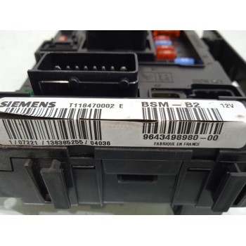 Recambio de modulo electronico para citroën berlingo 1.9 d multispace referencia OEM IAM 9643498980  