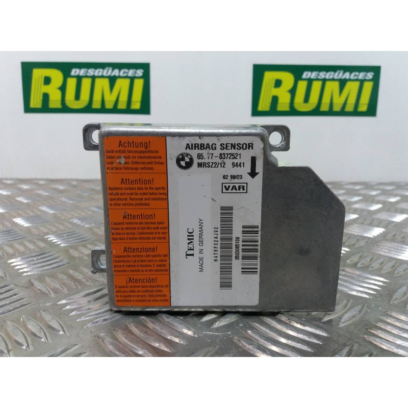 Recambio de centralita airbag para bmw serie 5 berlina (e39) 525d exclusive referencia OEM IAM 8372521 MRSZ2129441, 65778372521 