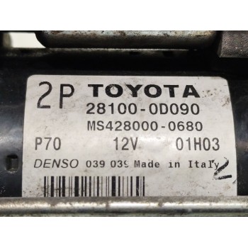 Recambio de motor arranque para toyota avensis berlina (t25) 1.8 sol berlina (5-ptas) referencia OEM IAM 281000D090  