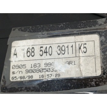 Recambio de cuadro instrumentos para mercedes-benz clase a (w168) 170 cdi (168.008) referencia OEM IAM A1685403911  