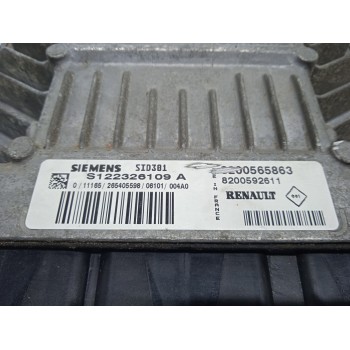 Recambio de centralita motor uce para renault scenic ii privilege referencia OEM IAM 8200565863 S122326109A 8200592611  