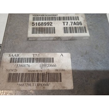 Recambio de centralita motor uce para saab 9-5 sedán 2.3 t aero ecopower referencia OEM IAM 5380076  