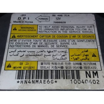Recambio de centralita airbag para daewoo lacetti cdx referencia OEM IAM 96406714 7088828 