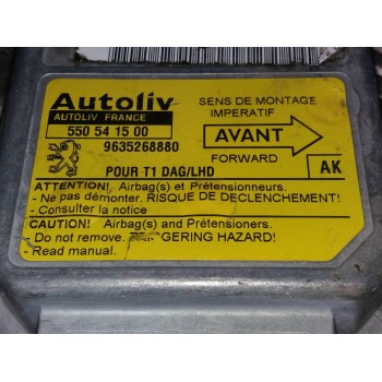 Recambio de centralita airbag para peugeot 206 berlina xs referencia OEM IAM 9635268880 550541500 