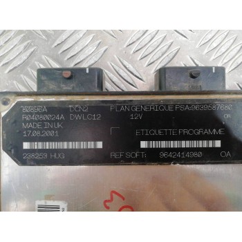 Recambio de centralita motor uce para citroën c15 rd familiale referencia OEM IAM 9639587680 9642414980 