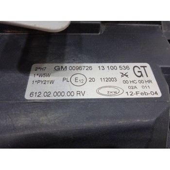 Recambio de faro derecho para opel combo (corsa c) arizona referencia OEM IAM 13100536  