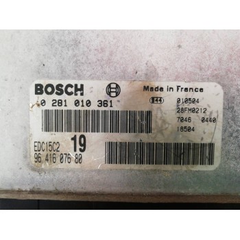 Recambio de centralita motor uce para peugeot 406 berlina (s1/s2) srdt referencia OEM IAM 9641607680 0281010361 