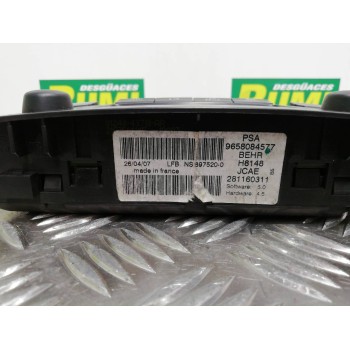 Recambio de mando climatizador para citroën c4 berlina collection referencia OEM IAM 9658084577 H8148 281160311 216757452