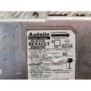 Recambio de centralita airbag para renault megane ii classic berlina confort authentique referencia OEM IAM 8200307800 603383300