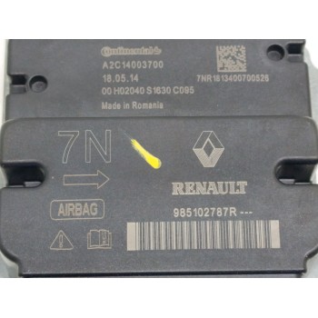 Recambio de centralita airbag para dacia sandero sl nomada 2018 referencia OEM IAM 985102787R  