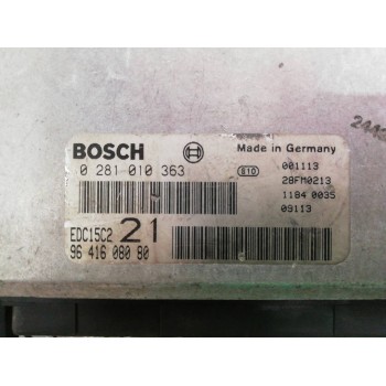 Recambio de centralita motor uce para peugeot 406 berlina (s1/s2) srdt referencia OEM IAM 9641608080 0281010363 