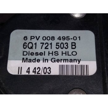 Recambio de potenciometro pedal para seat cordoba berlina (6l2) signo/a referencia OEM IAM 6PV00849501 6Q1721503B 