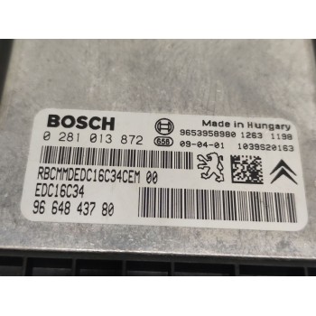 Recambio de centralita motor uce para peugeot 308 confort referencia OEM IAM 0281013872  