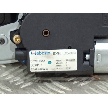 Recambio de techo electrico para bmw serie 3 berlina (e90) 325i referencia OEM IAM 0134711  