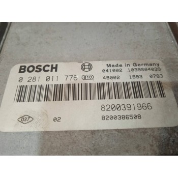 Recambio de centralita motor uce para renault scenic ii grand luxe dynamique referencia OEM IAM 8200391966 0281011776  