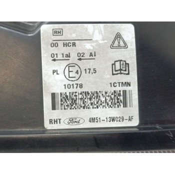 Recambio de faro derecho para ford focus berlina (cap) trend referencia OEM IAM 4M5113W029AF  