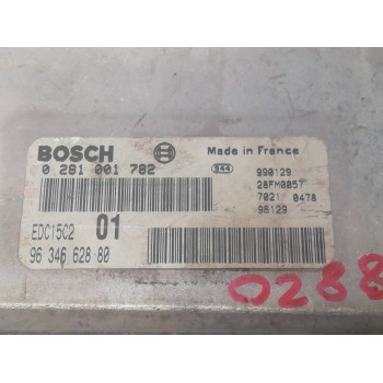 Recambio de centralita motor uce para peugeot 406 berlina (s1/s2) srdt pack referencia OEM IAM 0281001782 9634662880, 990129 