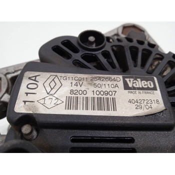 Recambio de alternador para renault megane ii berlina 5p confort authentique referencia OEM IAM 8200100907  