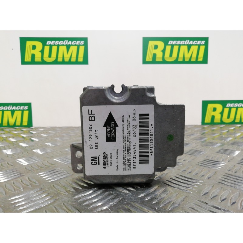 Recambio de centralita airbag para opel astra g berlina club referencia OEM IAM 09229302 5WK42925 