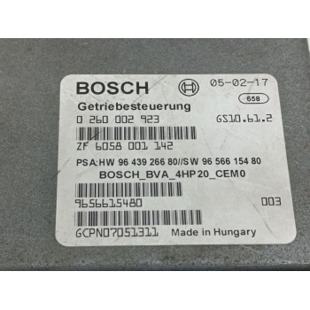 Recambio de centralita cambio automatico para citroën c5 berlina collection referencia OEM IAM 9656615480  